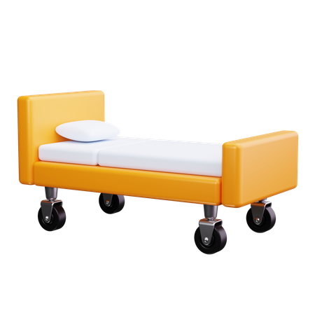 Hospital Bed  3D Icon