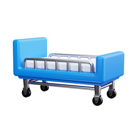 Hospital bed  3D Icon