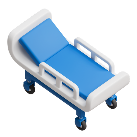 Hospital bed  3D Icon
