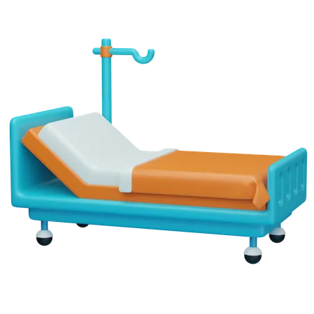 Hospital Bed  3D Icon