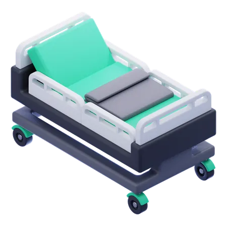 Hospital Bed  3D Icon