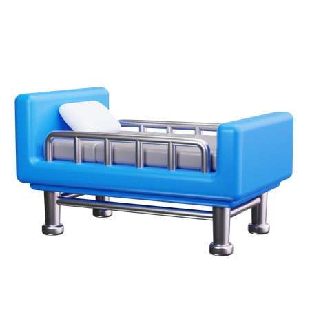 Hospital Bed  3D Icon