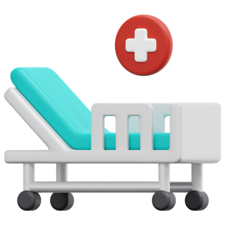 Hospital Bed  3D Icon