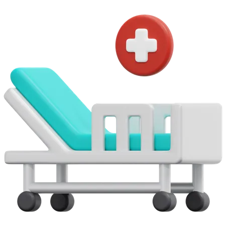 Hospital Bed  3D Icon