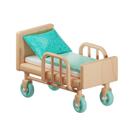 Hospital Bed  3D Icon