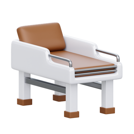 Hospital Bed  3D Icon