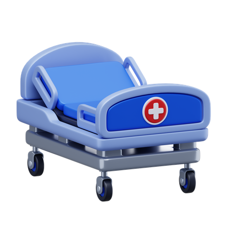 Hospital bed  3D Icon