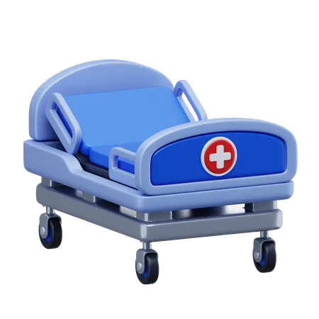 Hospital bed  3D Icon