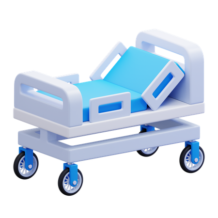 Hospital bed  3D Icon