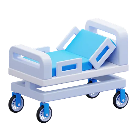 Hospital bed  3D Icon