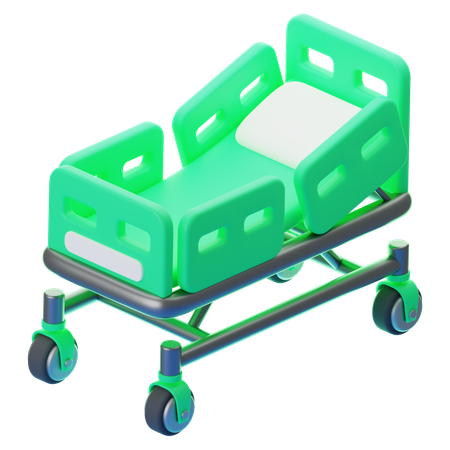 HOSPITAL BED  3D Icon