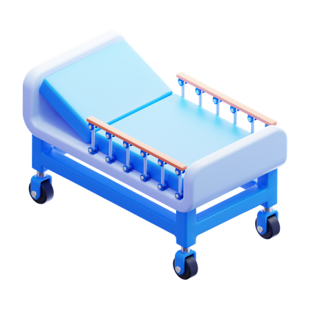 Hospital Bed  3D Icon