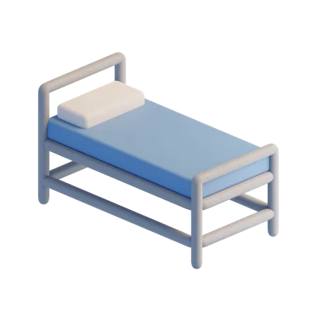 Hospital bed  3D Icon