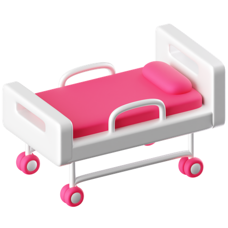 Hospital Bed  3D Icon