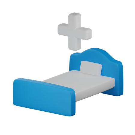 Hospital Bed  3D Icon