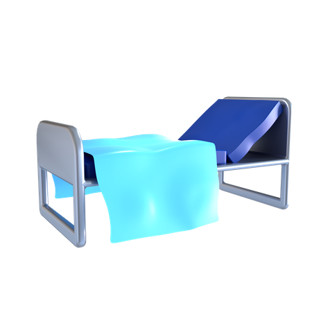 Hospital Bed  3D Icon