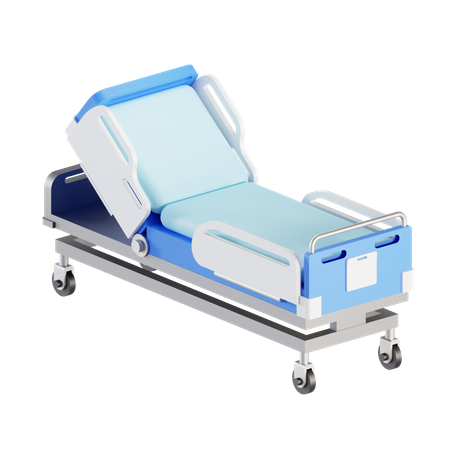 Hospital Bed  3D Illustration