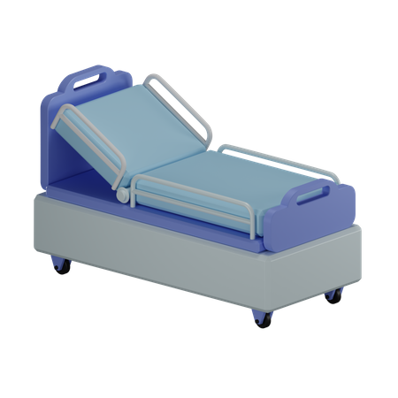 Hospital Bed  3D Illustration