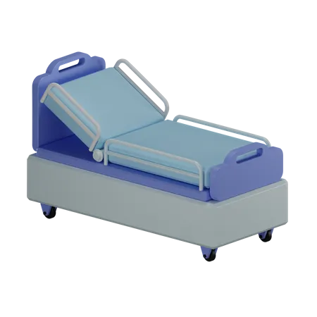 Hospital Bed  3D Illustration