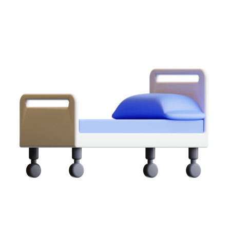 Hospital Bed  3D Illustration