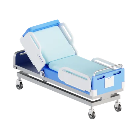 Hospital Bed  3D Illustration