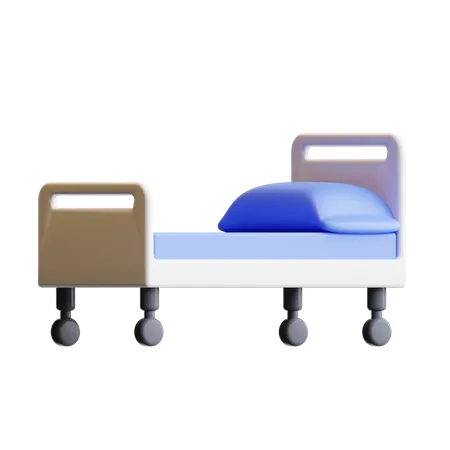 Bed Icon With 3 D Style 3D Illustration
