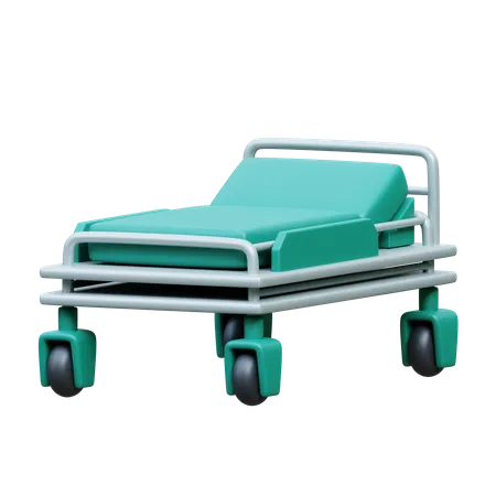 Hospital Bed 3 D Medical Icon 3D Icon