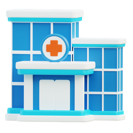 Hospital Building  3D Icon