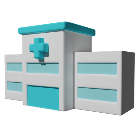 Hospital Building  3D Icon