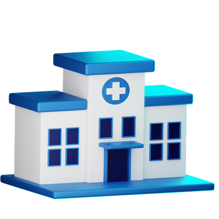 Hospital Building  3D Icon