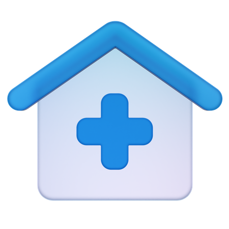 Hospital Building  3D Icon