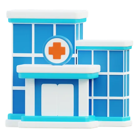 Hospital Building  3D Icon