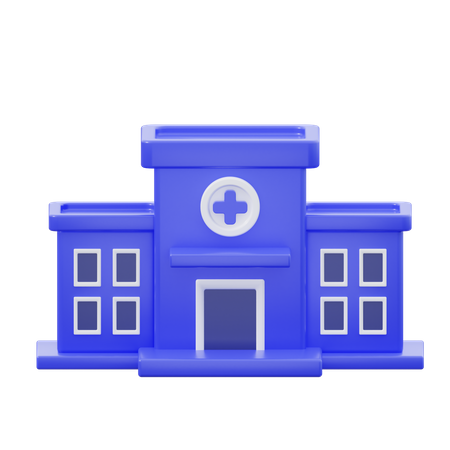 Hospital Building  3D Icon