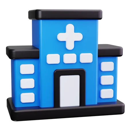 Hospital Building  3D Icon