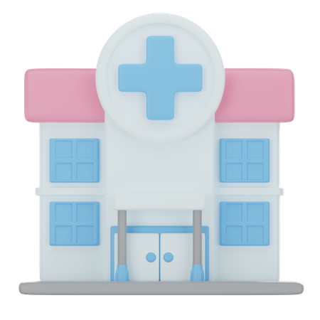 Hospital Building  3D Icon