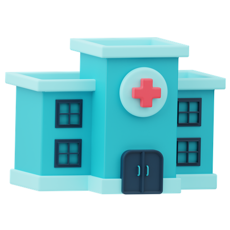 Hospital Building  3D Icon