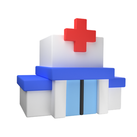 Hospital Building  3D Icon