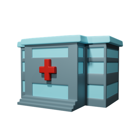 Hospital Building  3D Icon