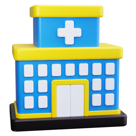 Hospital Building  3D Icon