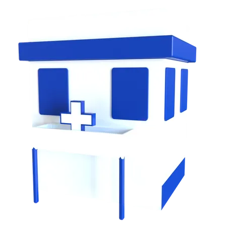 Hospital Building  3D Icon