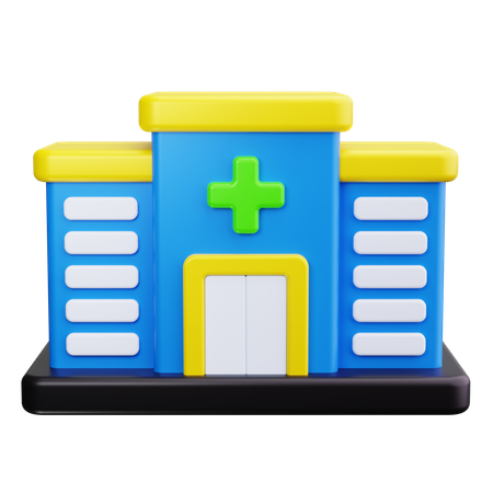 Hospital Building  3D Icon