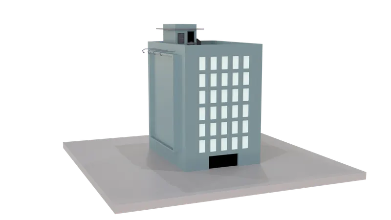 Hospital Building  3D Icon