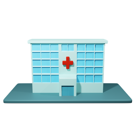 Hospital Building  3D Icon