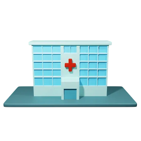 Hospital Building  3D Icon