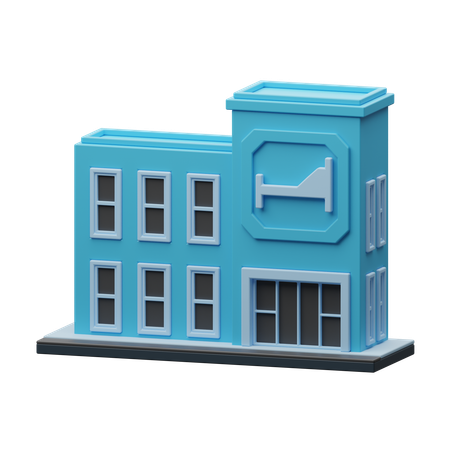 Hospital building  3D Icon