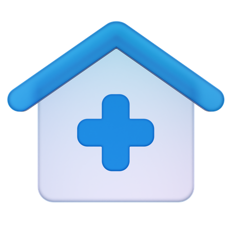 Hospital Building  3D Icon