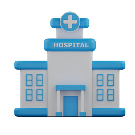 Hospital Building  3D Icon