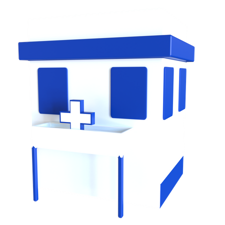 Hospital Building  3D Icon