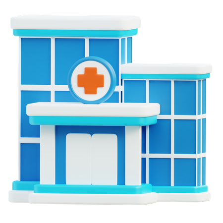 Hospital Building  3D Icon