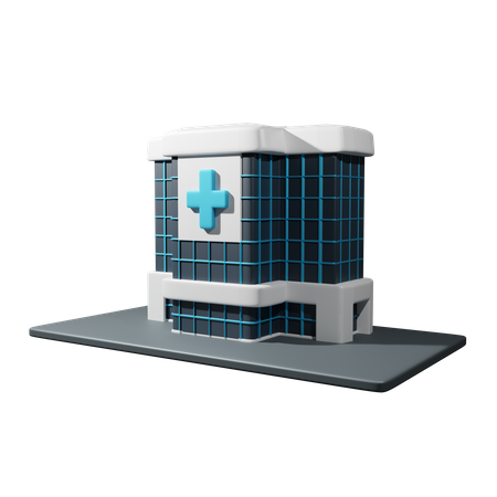 Hospital building 3D Icon